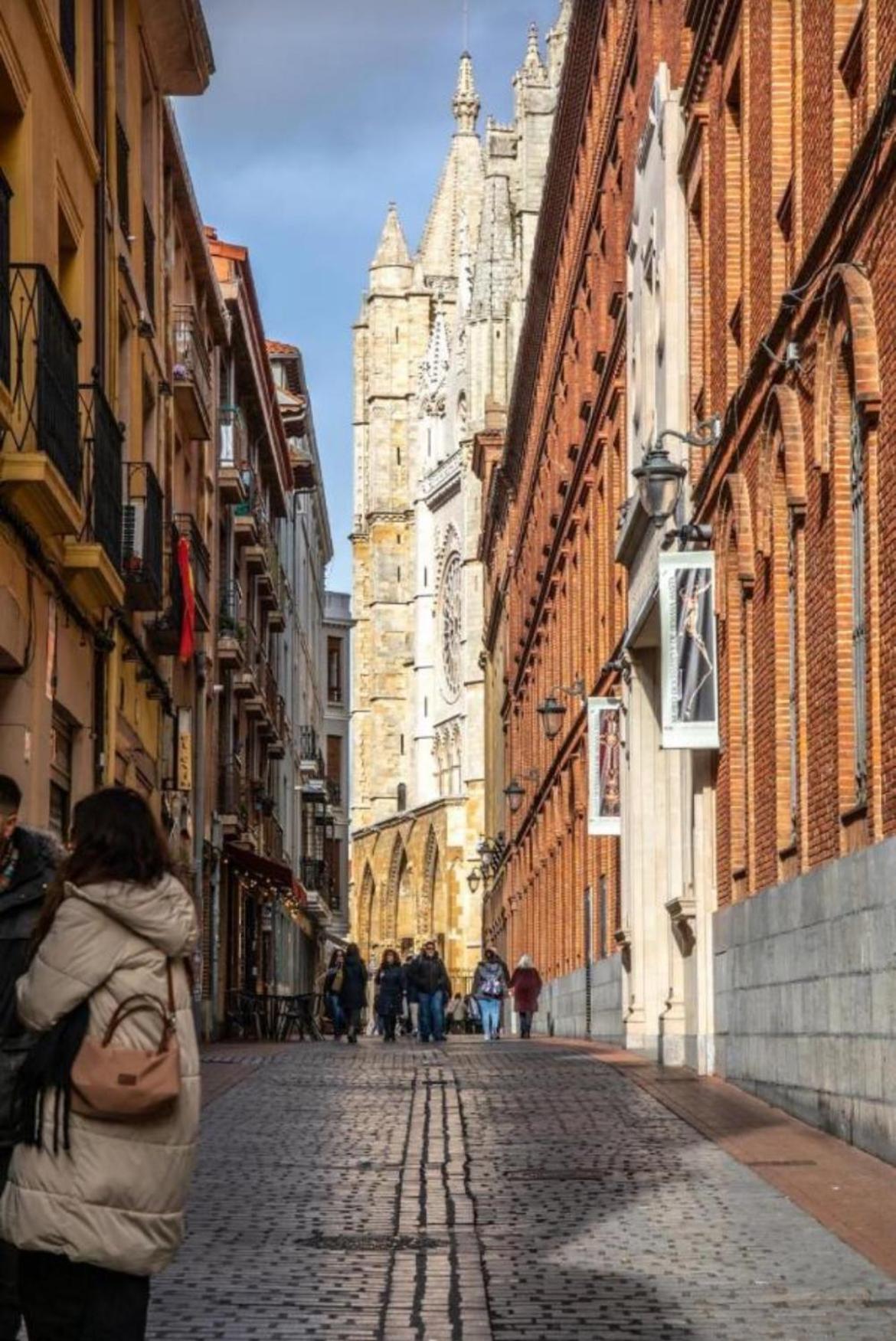 Apartamento Apartamento A 15 Segundos De La Plaza Mayor Y 1 Minuto De La Catedral León Exterior foto